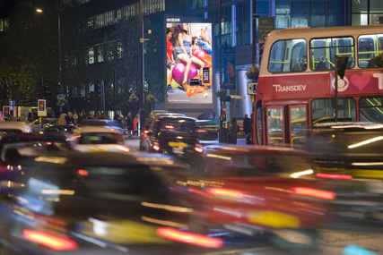 Ocean Outdoor installs digital tower in Hammersmith