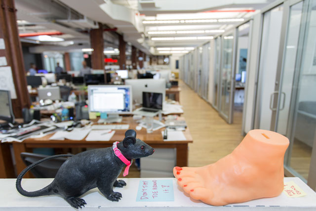 Droga5's office (Picture: Paul McGeiver)