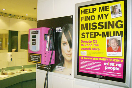 Admedia: partners with Missing People