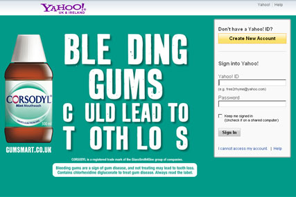 Yahoo Introduces Ad Takeovers On Email Login Page