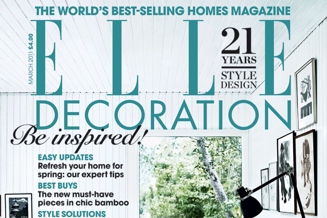 Elle Decoration posted the biggest circulation increase in the homes sector
