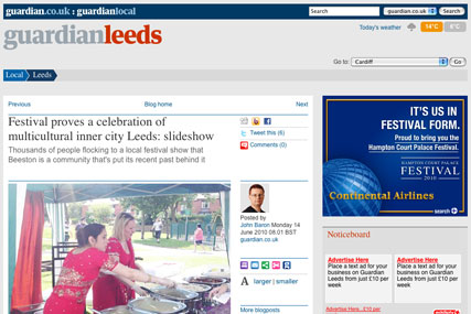 Hyperlocal publishing: Guardian News & Media experimenting