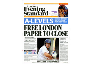 Evening Standard flogs 10p copies to spread word of rival's closure