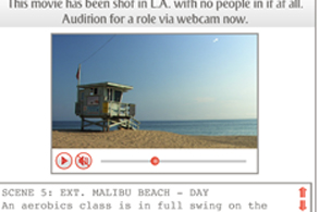 Emirates provided the set, ordinary users auditioned to be the actors