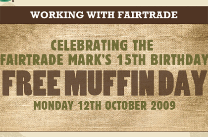 Starbucks offers vouchers for 'Free Muffin Day'