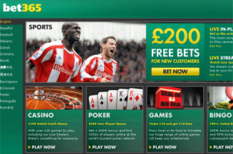 Bet365 TV ads feature live odds