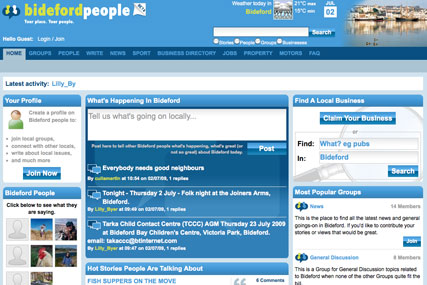 Hyper-local sites: Bideford