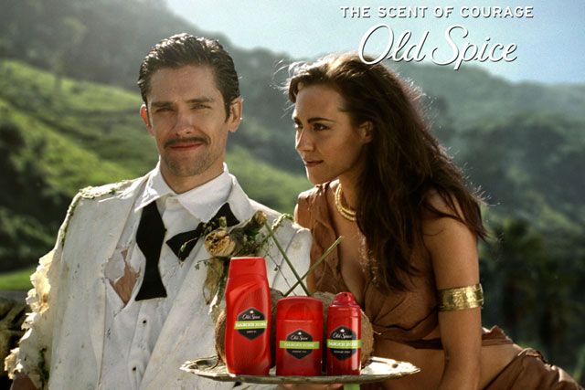 Old Spice recent campaigns have embraced TV, online and social media