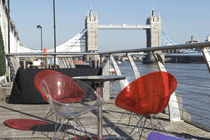 Sugar quay Marquee holds Thamesside canapé soiree: gallery