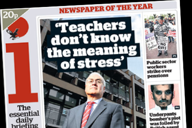 The i: cut-price title's circulation was down 0.78% month on month in April