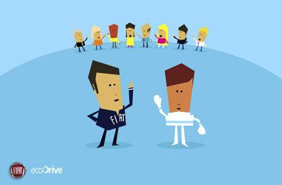 AKQA's Fiat eco:Drive work... scooped Cyber Lion Grand Prix