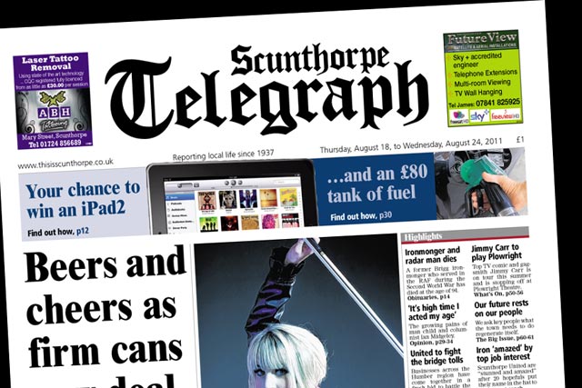 Scunthorpe Telegraph: Northcliffe Media title to switch from daily to weekly publication