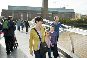 Visitor numbers were down but spending was up