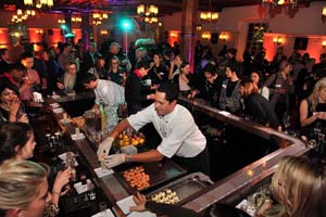 Moving Venue's blini and bellini bar