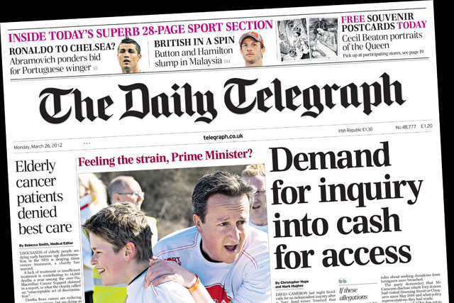 The Daily Telegraph: owner TMG predicts a tough year ahead