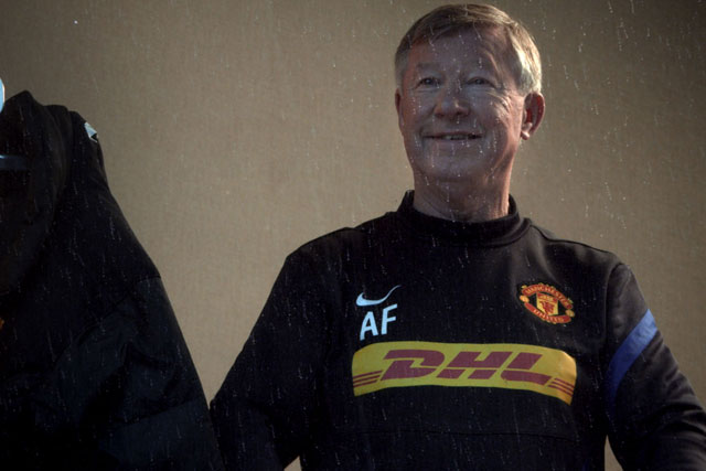 DHL: recent ad featured Sir Alex Ferguson