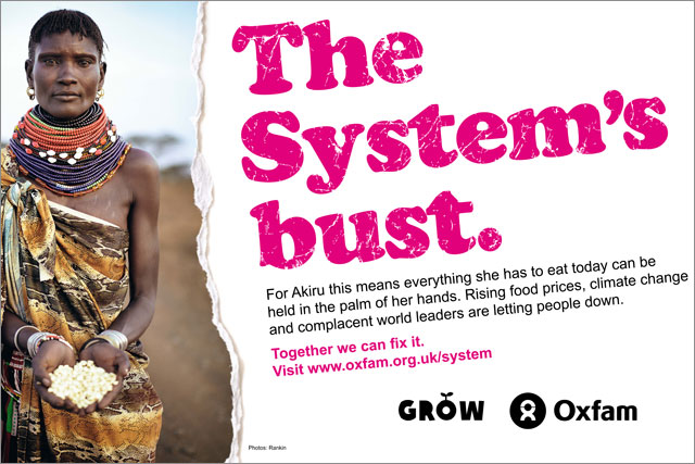 Oxfam: 'grow' campaign by Wolff Olins