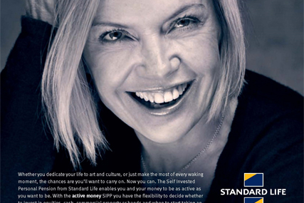 Standard Life: Mariella Frostrop appears in recent campaign