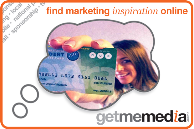 Idea of the Week: Exclusive opportunity to sponsor the NUS Extra Card, provided by National Union of Students