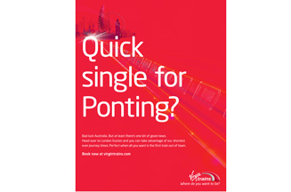 Virgin Trains taunts Aussies following England's Ashes win