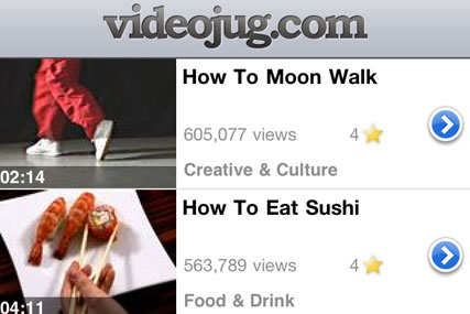 Videojug: how-to video website creates app