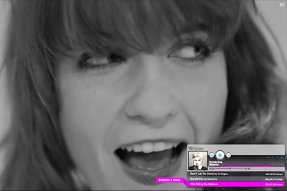 Florence and the Machine…one of the bands involved in the MySpace Music campaign