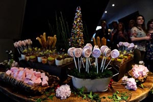 Desserts display at The Swan's spring soiree