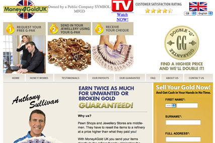 Money4Gold: appointed All Response Media to handle its media business