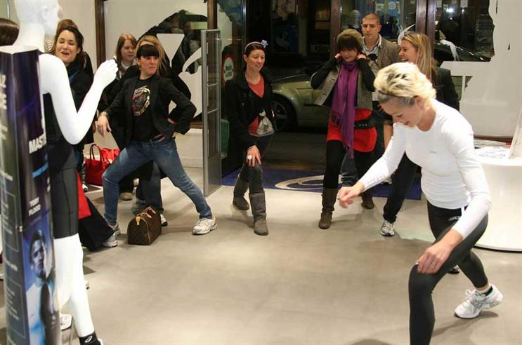 Nell McAndrew puts consumers through their strides