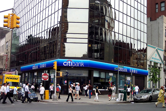 Citibank in China Town New York CIty