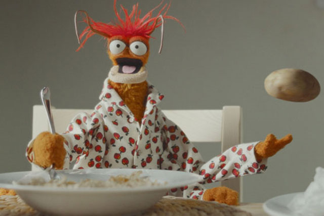 Pepe the Prawn: stars in Cravendale's Muppet-themed campaign