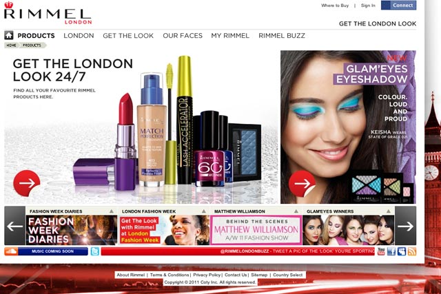 Rimmellondon.com: relaunched with new design by JWT London