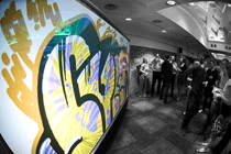 Lumacoustics and banking giant team-up for debit card graffiti at The O2