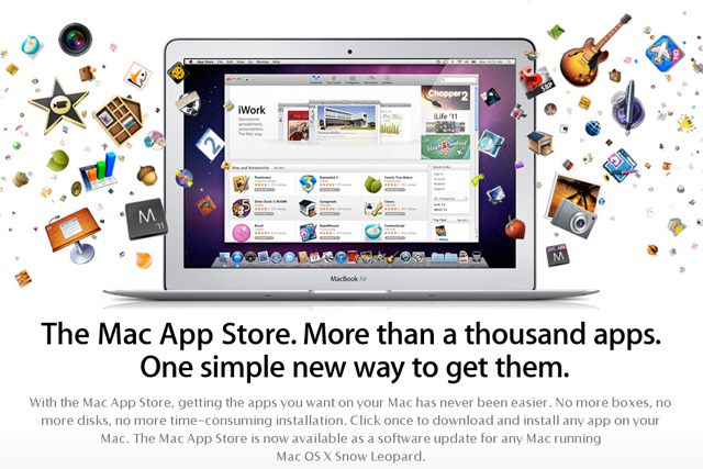 mac app store opens for business