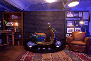Mini E Concept Scooter launch at The Vinyl Factory: gallery