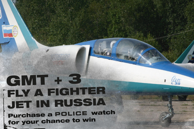 Police: watch campaign offers the chance to fly in a fighter jet