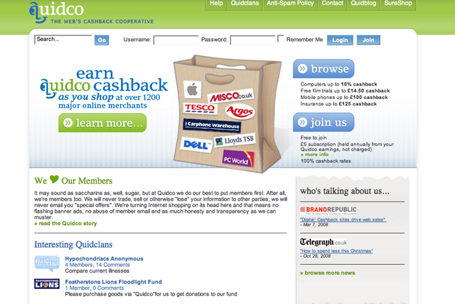 Quidco: part of the affiliate marketing 'boom'