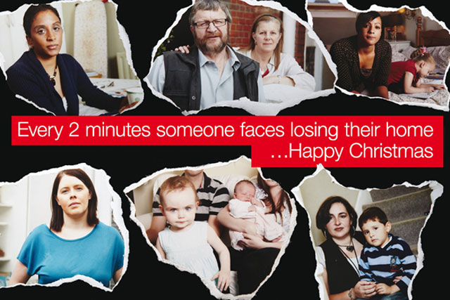Shelter: rolls out Christmas 2011 campaign