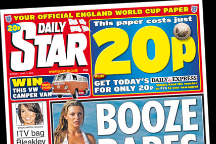 Daily Star: cutting its cover-price margin