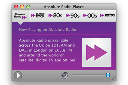 Absolute to become first radio app in Mac App Store