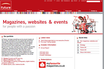 Future: has appointed Mark Wood as an independent non-executive director