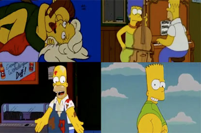 Simpsons...spoof Adidas ad for Sky