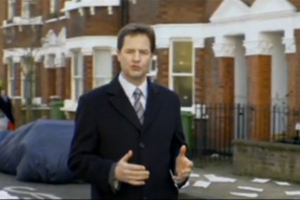 Nick Clegg: Liberal Democrat YouTube video