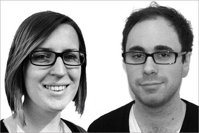 Caroline O'Donoghue, account manager, Brandwatch, and Andrew Blakeley, social strategist, DDB