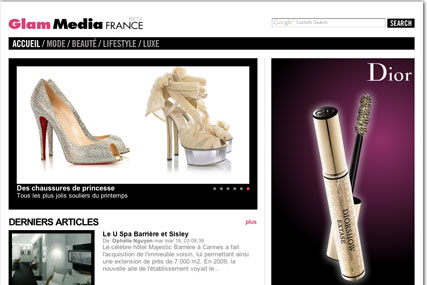 Glam Media: launches French operation