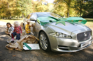 Jaguar ties with NSPCC for competition to give away new Jaguar XJ