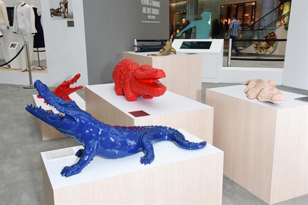 Lacoste's brand heritage exhibition at Westfield London