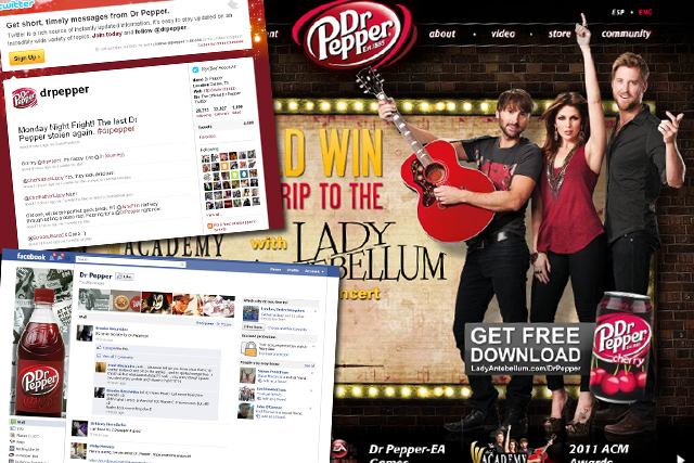 Dr Pepper and its associated sites: recently came under fire for a Twitter campaign