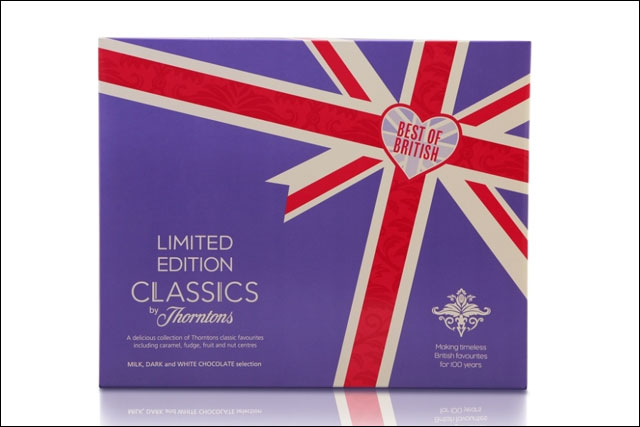 Thorntons: sales boosted by Best of British range