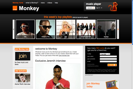 Orange Monkey: launches today with major TV campaign
